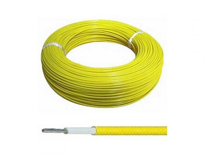 Tinned Copper Silicone Rubber Flexible Cable Braided Fiberglass Sheath