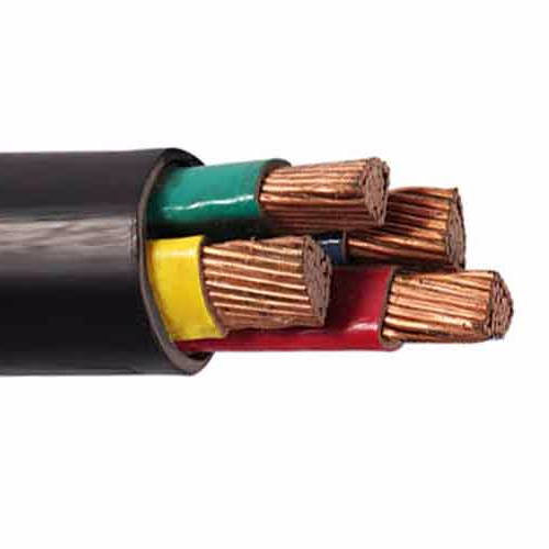 0.6/1kV CU/PVC High Voltage Power Cables 4 Core 25mm PVC Insulated