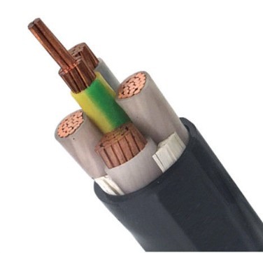 0.6/1kv Low Voltage Power Cable , Losh Cable Xlpe Insulation 3+2 Cores 25 35 50 70 Mm2