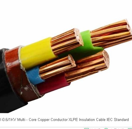 Multi Core Copper XLPE Insulated Electrical Wire For Power Transmission
