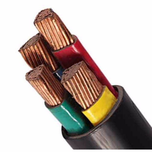 0.6/1kV CU/PVC High Voltage Power Cables 4 Core 25mm PVC Insulated