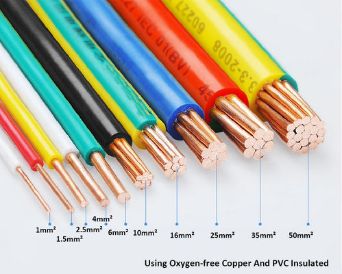 RVVP 2c 3c 4c 5c Flexible Power Cable Shielded Electrical Wire With Copper Conductor