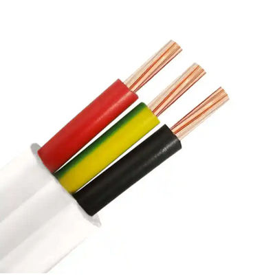 SAA Approval 2 3 Core  PVC Flat Cable 1.5MM 4MM 10MM Customized Length