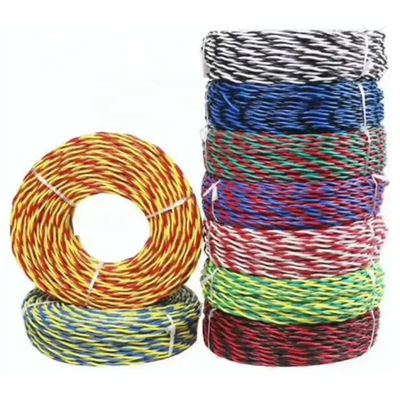 Cáp băng mềm phẳng màu đen phù hợp với tiêu chuẩn IEC227 1979